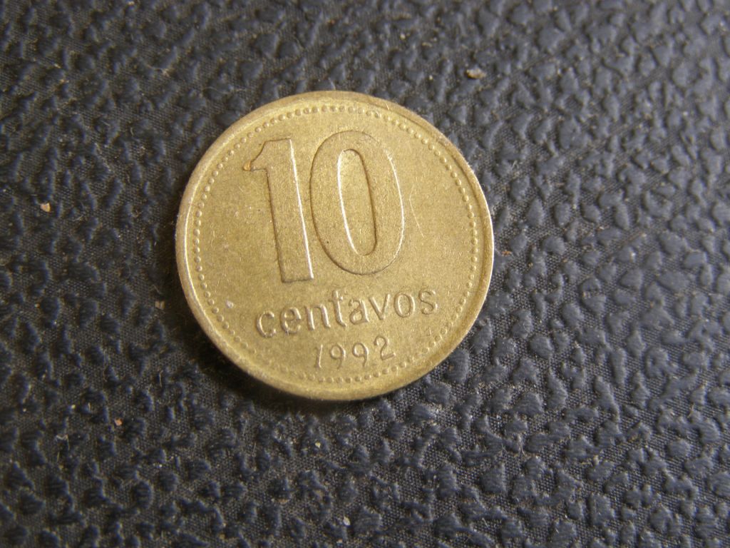 10 сентаво Аргентина 1992 г - фото фото фото 0