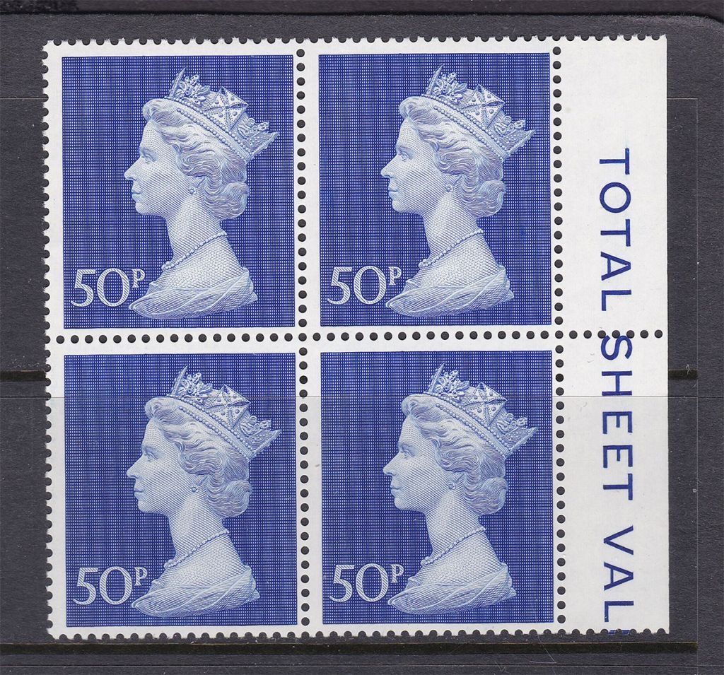 Великобритания  1970 г MNH  - HM QE-II - квартблок - фото фото фото 0