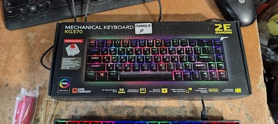 Игровая клавиатура с подсветкой 2E KG370 RGB 2E-KG370UBK-BL USB № 23030717/1 - фото фото фото 2