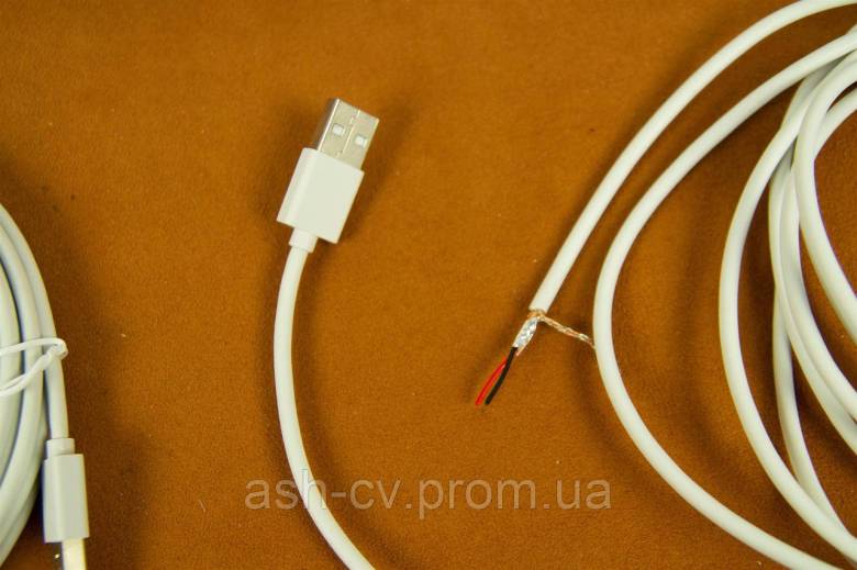 USB, кабель, живлення, Logitech, для саморобок, 3 метри - фото фото фото 3