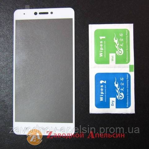 Защитное стекло Xiaomi Redmi Note 4X Full Glass white - фото фото фото 1