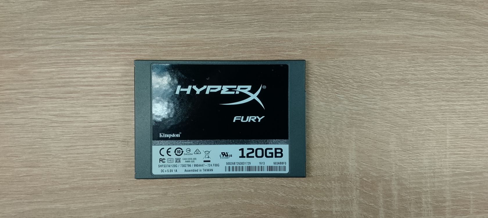 Kingston HyperX Fury 120GB  (SHFS37A/120G) - фото фото фото 0