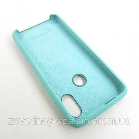 Xiaomi Redmi Note 6 pro чехол мятный Silicone Cover mint - фото фото фото 1