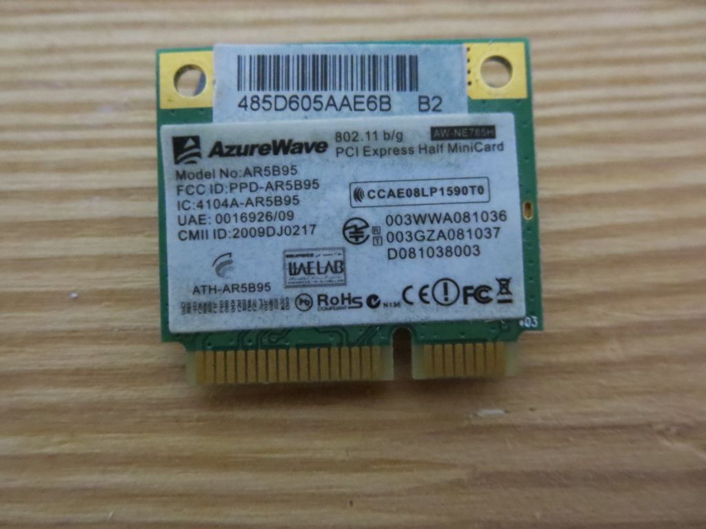 Wi-Fi адаптер AzureWave AR5B95 для ноутбука Asus K52, A52, X52 - фото фото фото 0