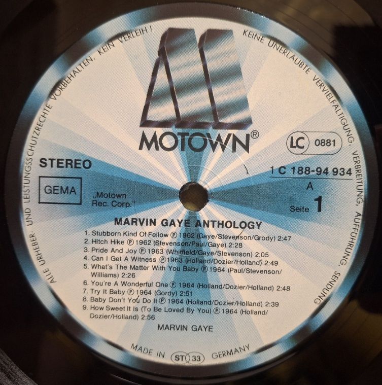 Marvin Gaye - Anthology - 1962-73.  (2LP). 12. Vinyl. Пластинки. Germany. - фото фото фото 5