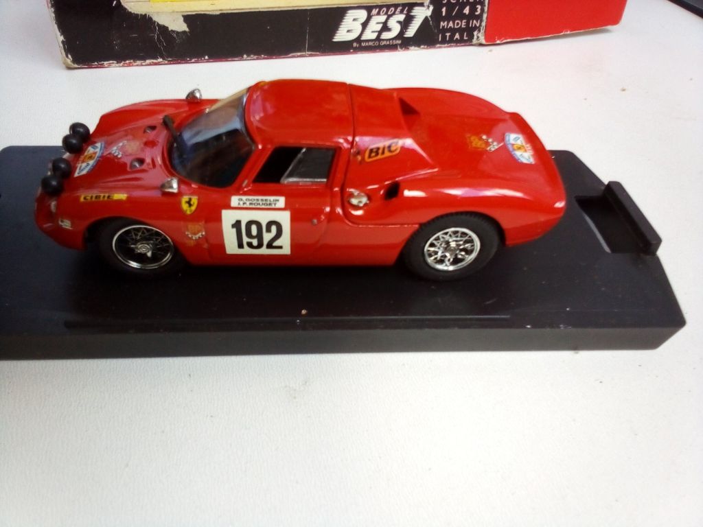 Best 9023 Italy Ferrari 250 LM Tour de France 1969 1/43 - фото фото фото 8