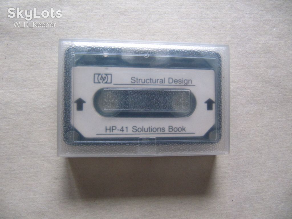 HP mini data casette HP-41 Solutions book - фото фото фото 1