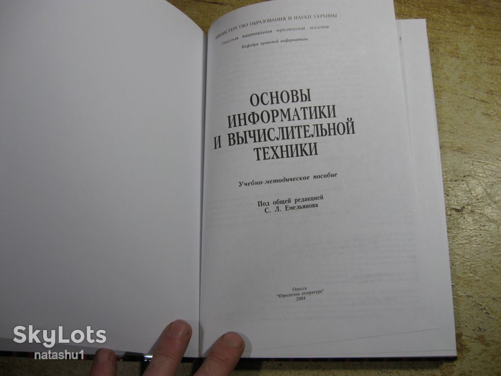 основы информатики и вычислительной техники 2004г - фото фото фото 1