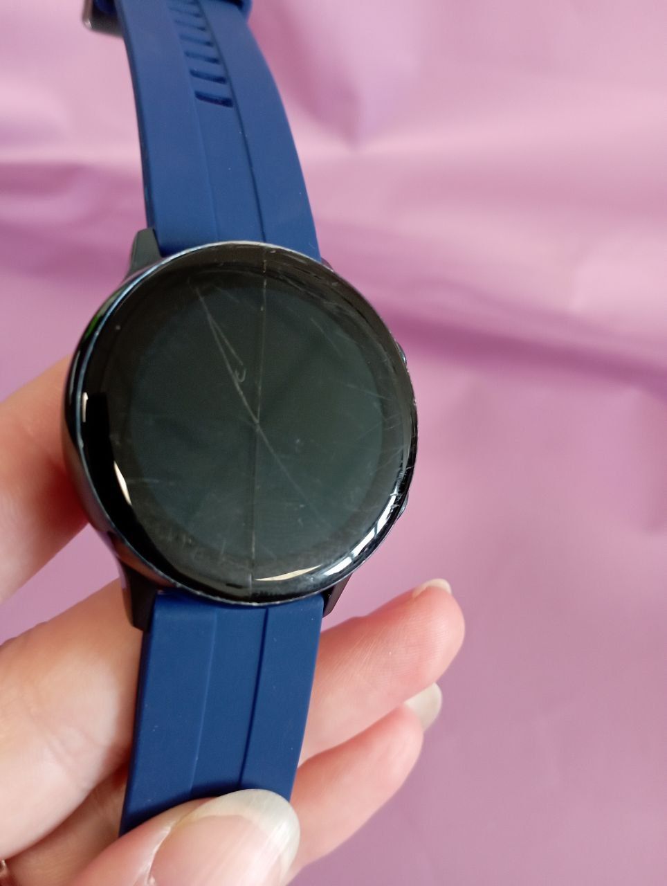 210 SAMSUNG GALAXY WATCH ACTIVE SM-R500 сині - фото фото фото 3