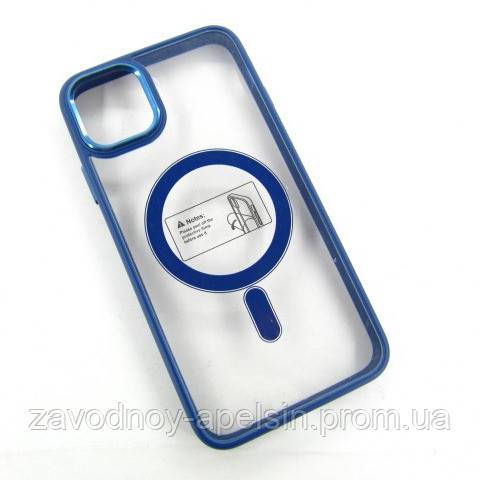 Iphone 14 Plus Чехол магнитный MagSafe Frame Case (TPU+PC) - фото фото фото 0