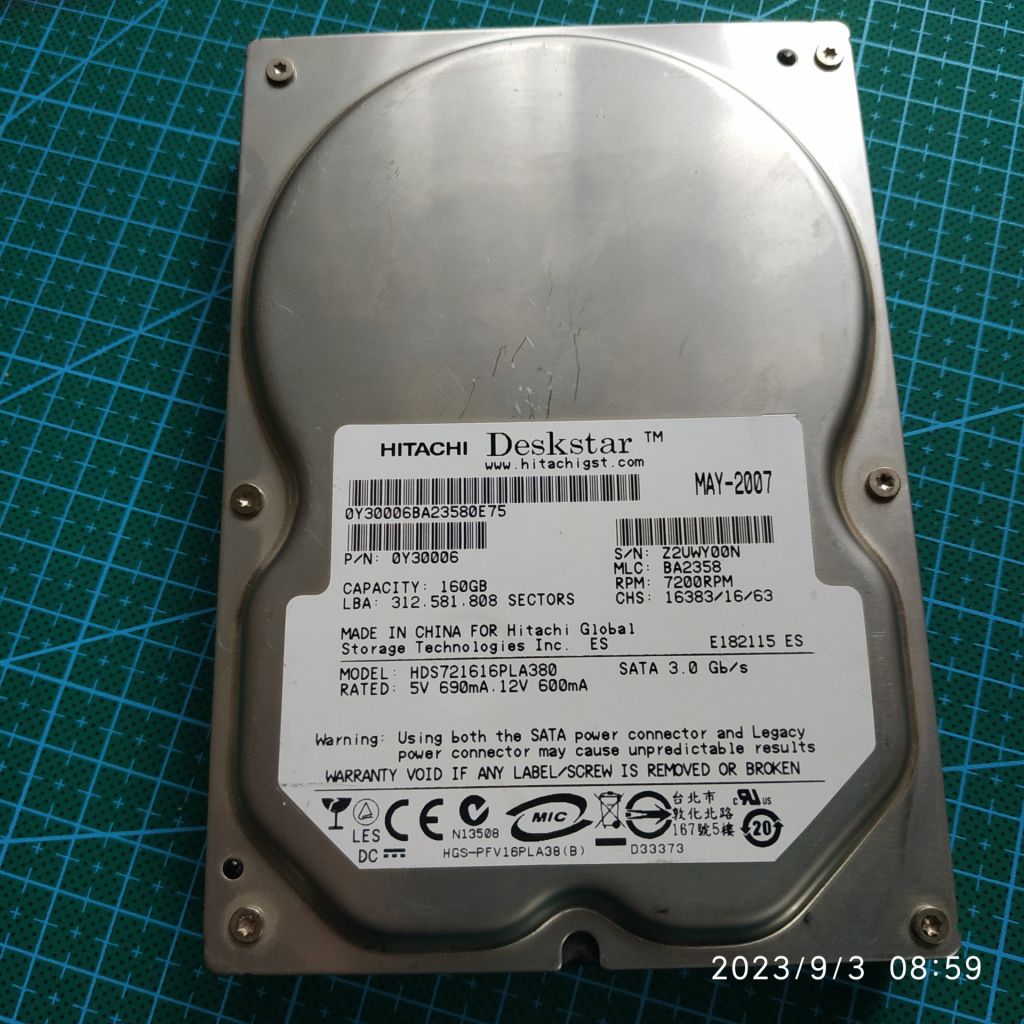 Hitachi Deskstar 160GB SataII - фото фото фото 1