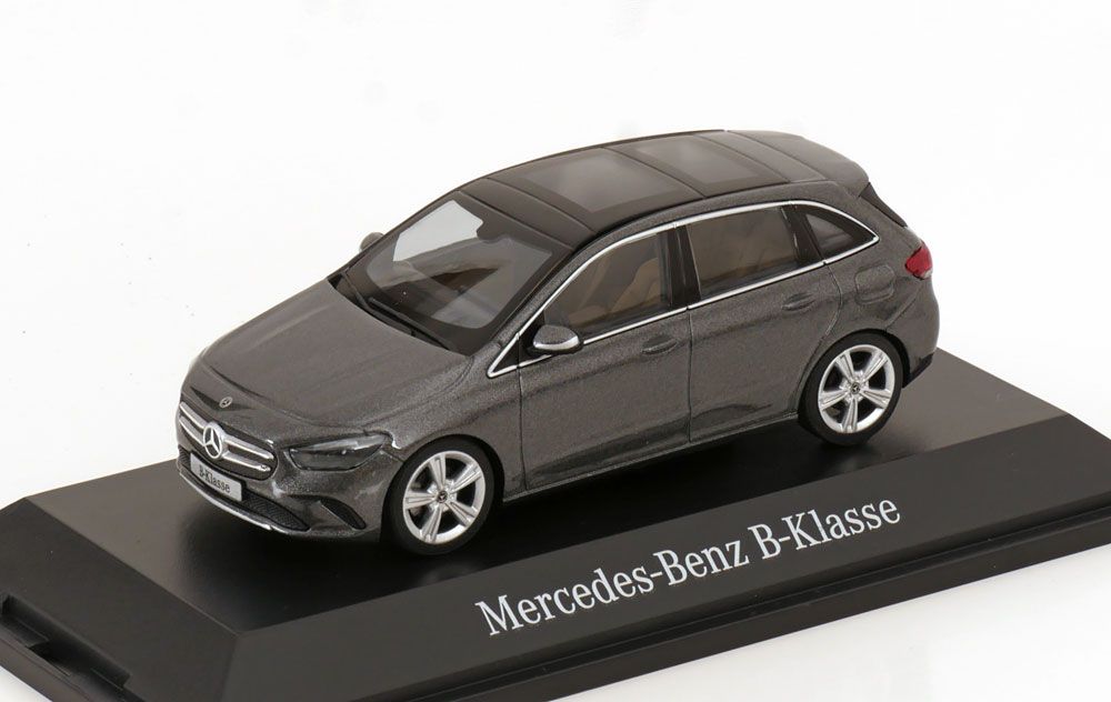 Herpa 1:43 Mercedes-Benz B-Class, W247  (2018) mountain grey - фото фото фото 0