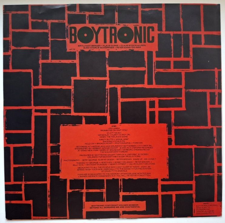 Boytronic - Continental - 1985.  (LP). 12. Vinyl. Пластинка. Germany. - фото фото фото 3