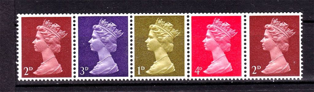 Великобритания 1967 г  MNH -  HM QE-II -  стандарт  - - фото фото фото 0