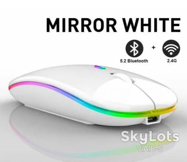 Універсальна бездротова миша з RGB підсвічуванням   (що перезаряджається). - фото фото фото 2