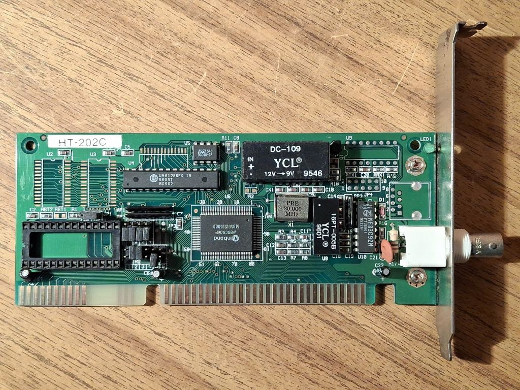 Сетевая карта ISA Ethernet card     (#03) - фото фото фото 0