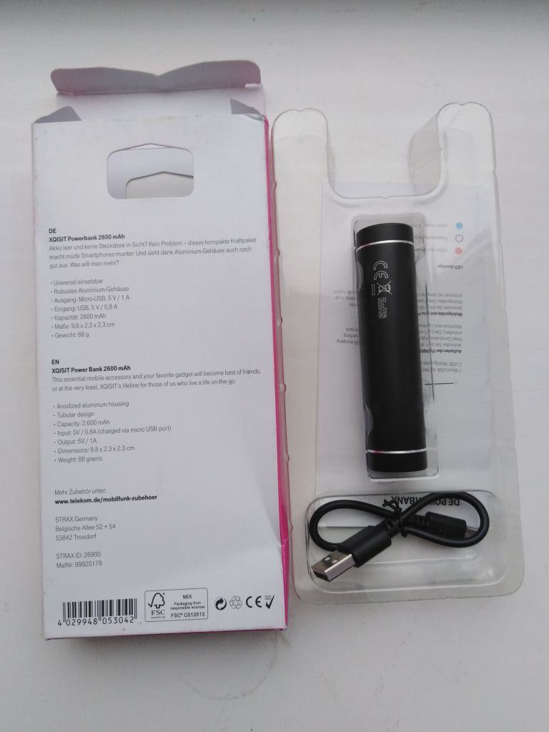 PowerBank XQISIT 2600mAh - фото фото фото 2