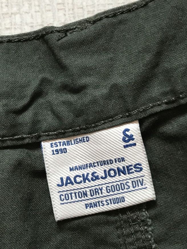 Стильные, качественные шорты карго,  Jack&amp;Jones mens regular fit. Лондон. L - фото фото фото 5