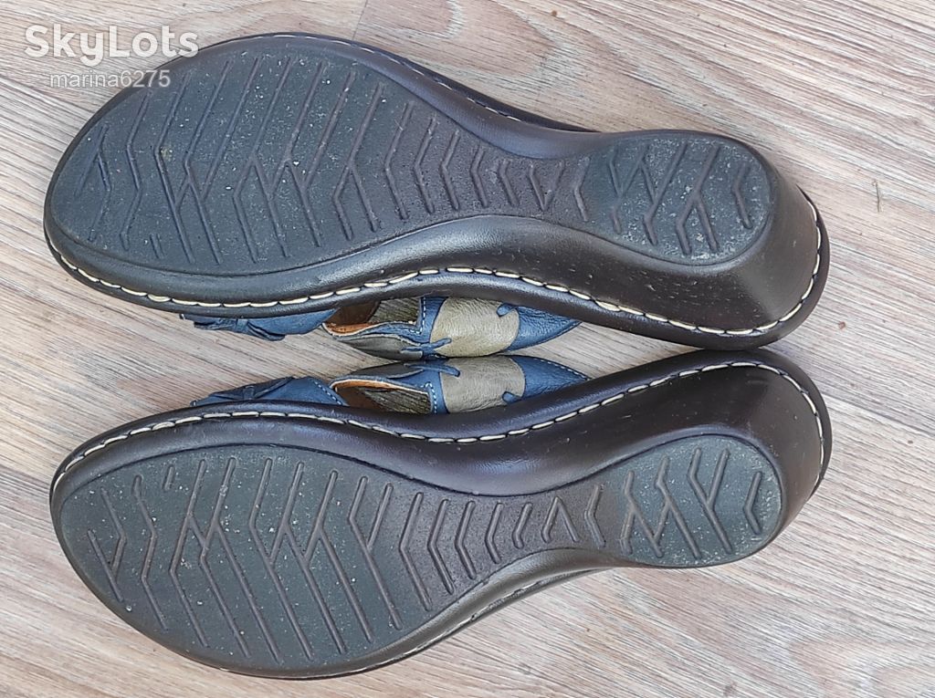 Шкіряні шльопанці  Clarks р 38 - фото фото фото 6