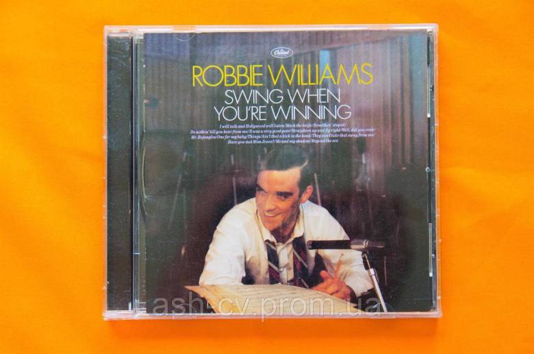 Музичний диск CD. ROBBIE WILLIAMS - Swing when youre winning - фото фото фото 0