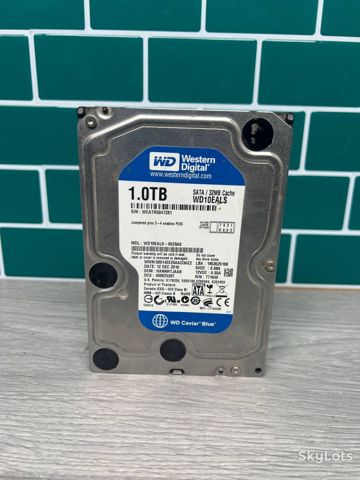 Жорсткий диск 3.5" HDD 1TB Western Digital Blue  (122) - фото фото фото 0