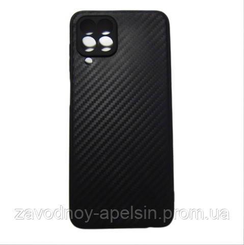 Samsung M33 M335 Чехол силиконовый Карбон (черный) - фото фото фото 0