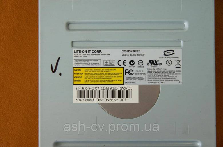 Оптичний, привід, DVD, RW, DVD-RW, Lite-On, SOHD-16P9SV, IDE - фото фото фото 1