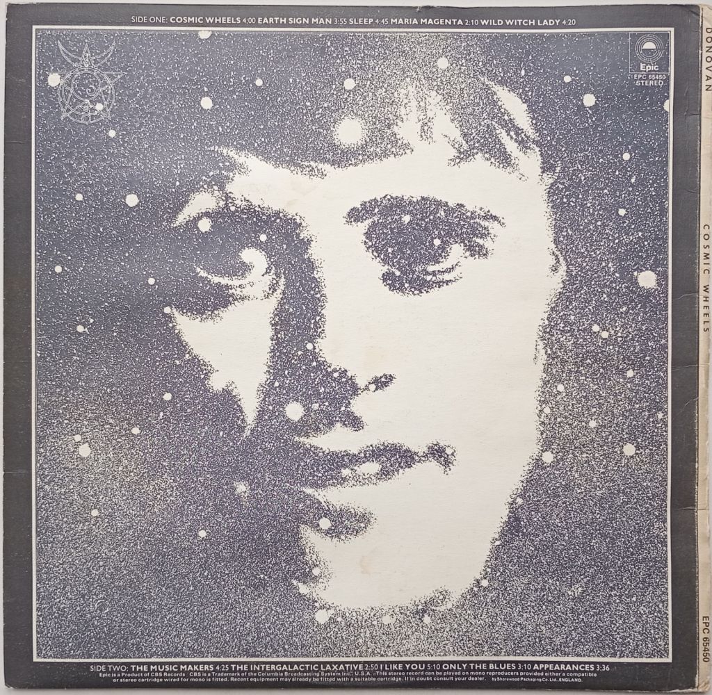 DONOVAN Cosmic Wheels LP VG (-)/G - фото фото фото 2