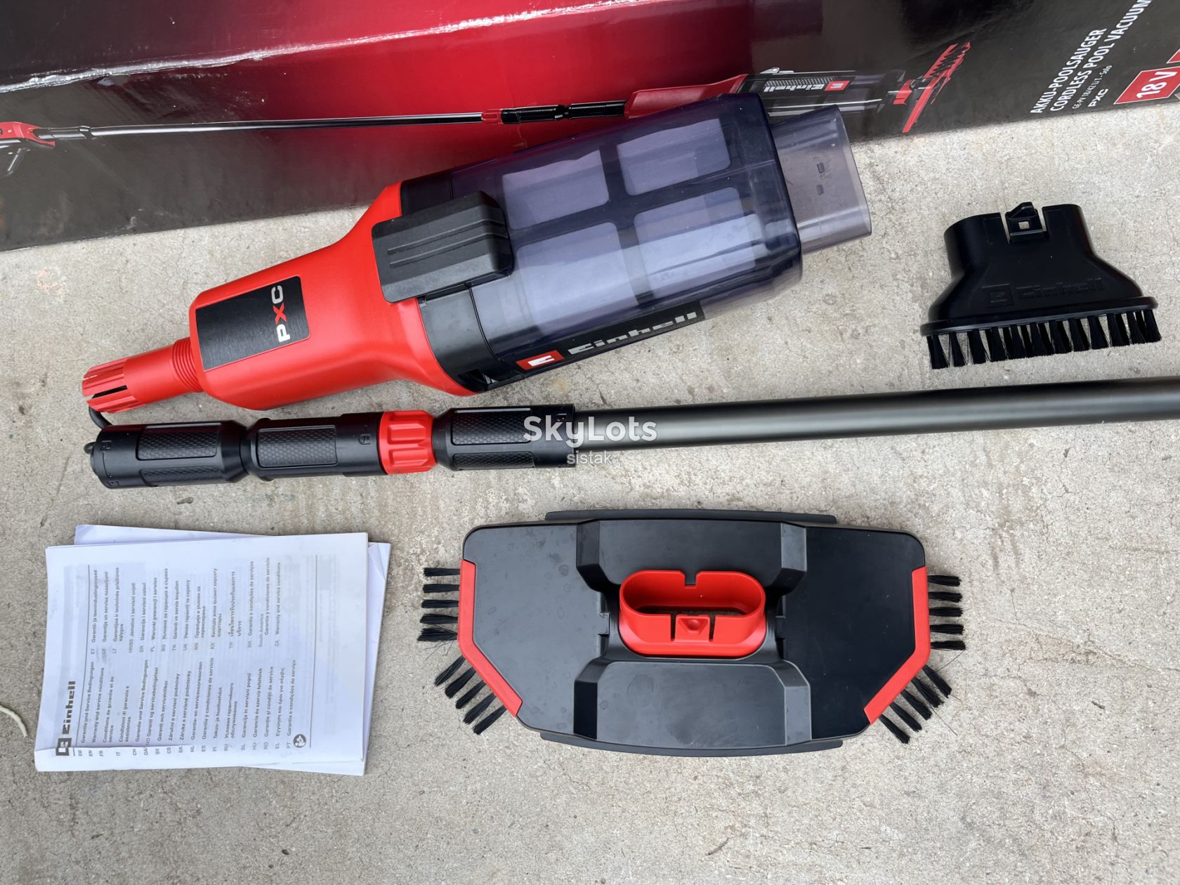 пилесос для басейну  Einhell  X-Change 18 Li Solo - фото фото фото 4