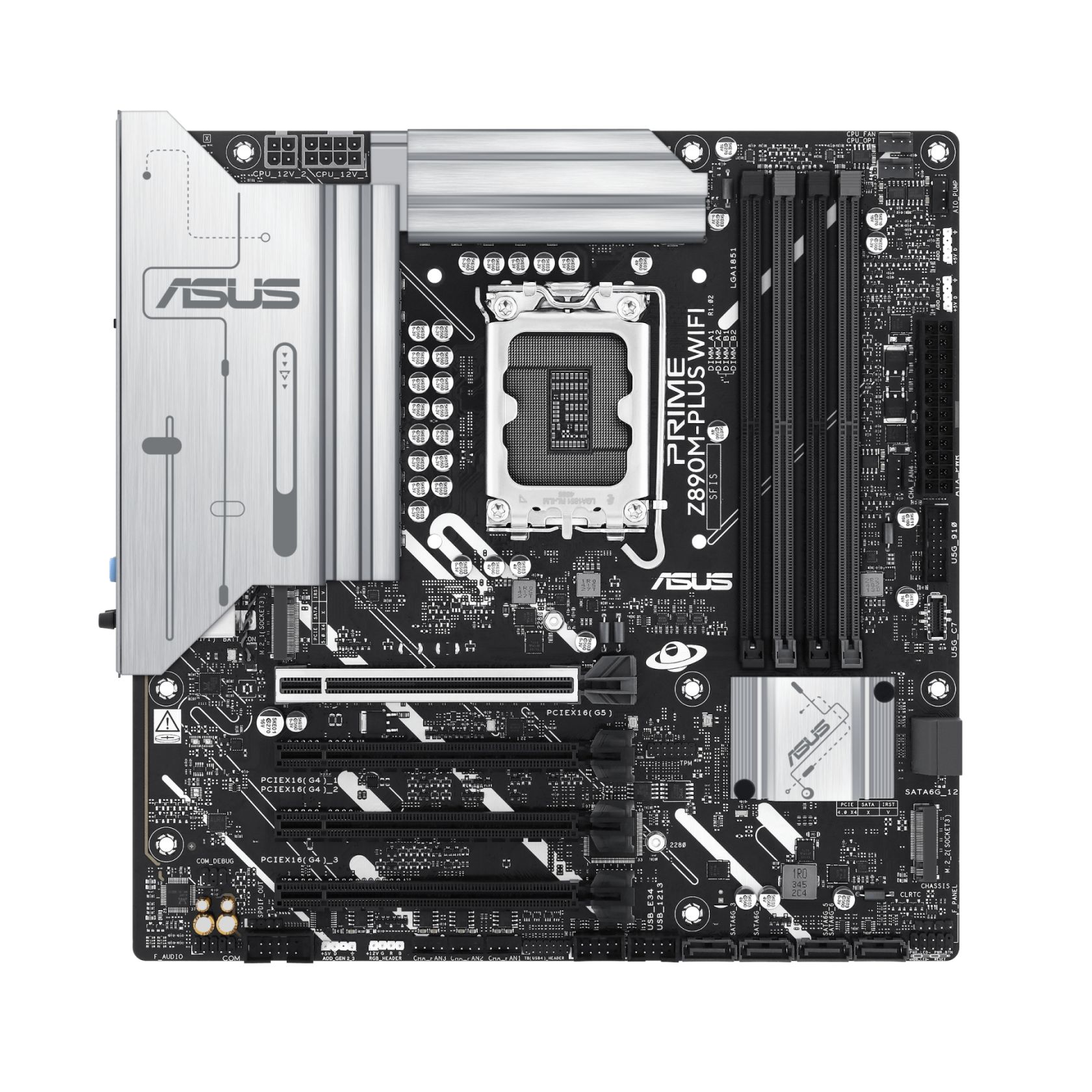 Материнська плата 1851 сокет, ASUS PRIME Z890M-PLUS WIFI Intel Z890 - фото фото фото 1