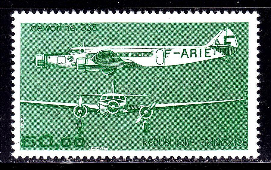 Авиация .  Франция   1987 г MNH  - - фото фото фото 0