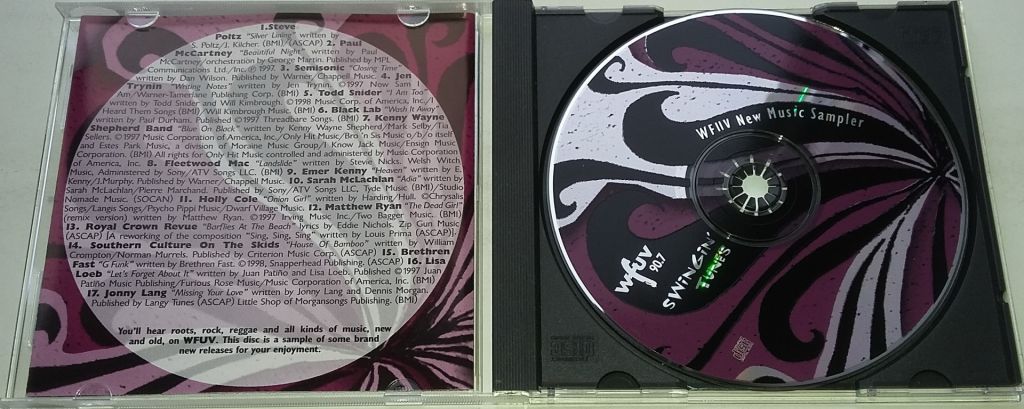 VARIOUS WFUV New Music Sampler - Swingin' Tunes  CD US - фото фото фото 1