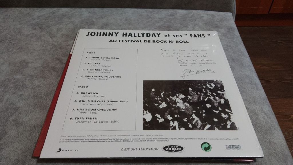 johnny hallyday   . запечатанный французский винил - фото фото фото 1