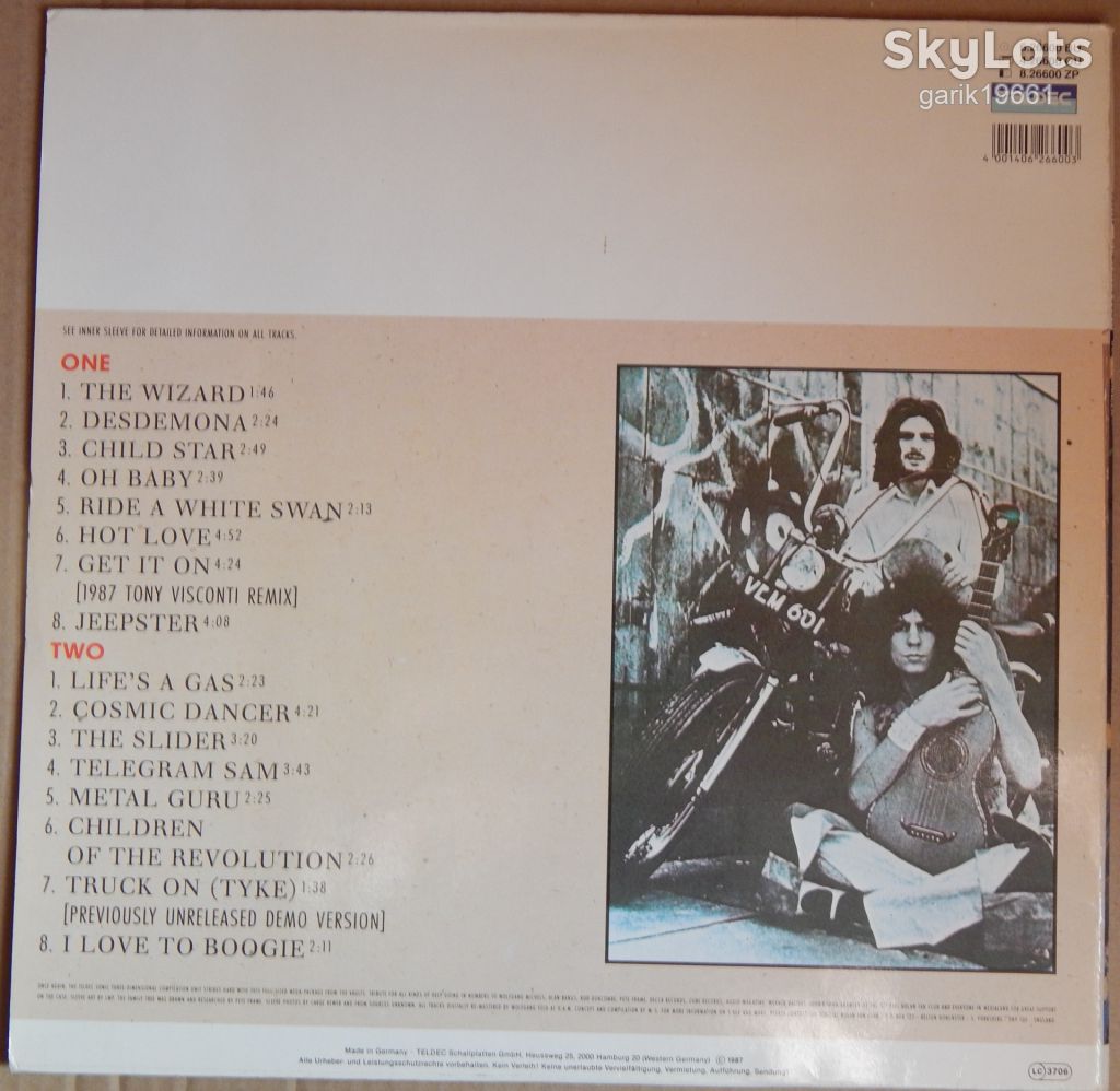 T. Rex / Marc Bolan – Cosmic Dancer  (TELDEC – 6.26600 BU, Germany) NM-/NM- - фото фото фото 1