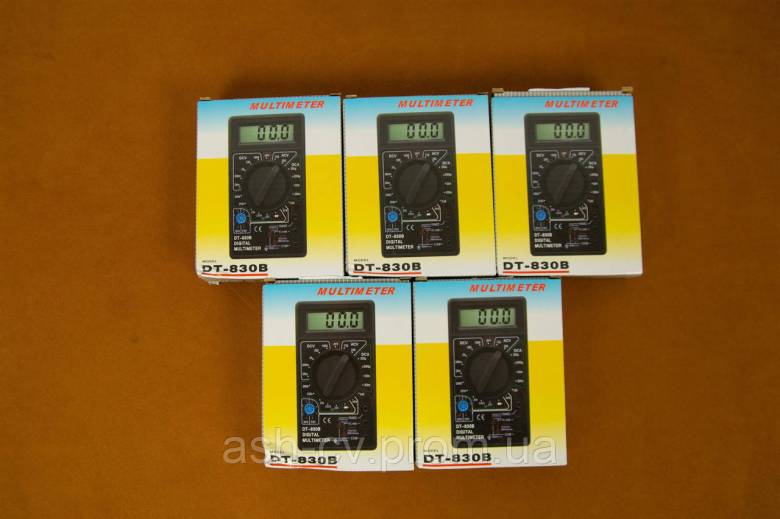 Мультиметр тестер DT-830B Yellow (з Німеччини) - фото фото фото 9