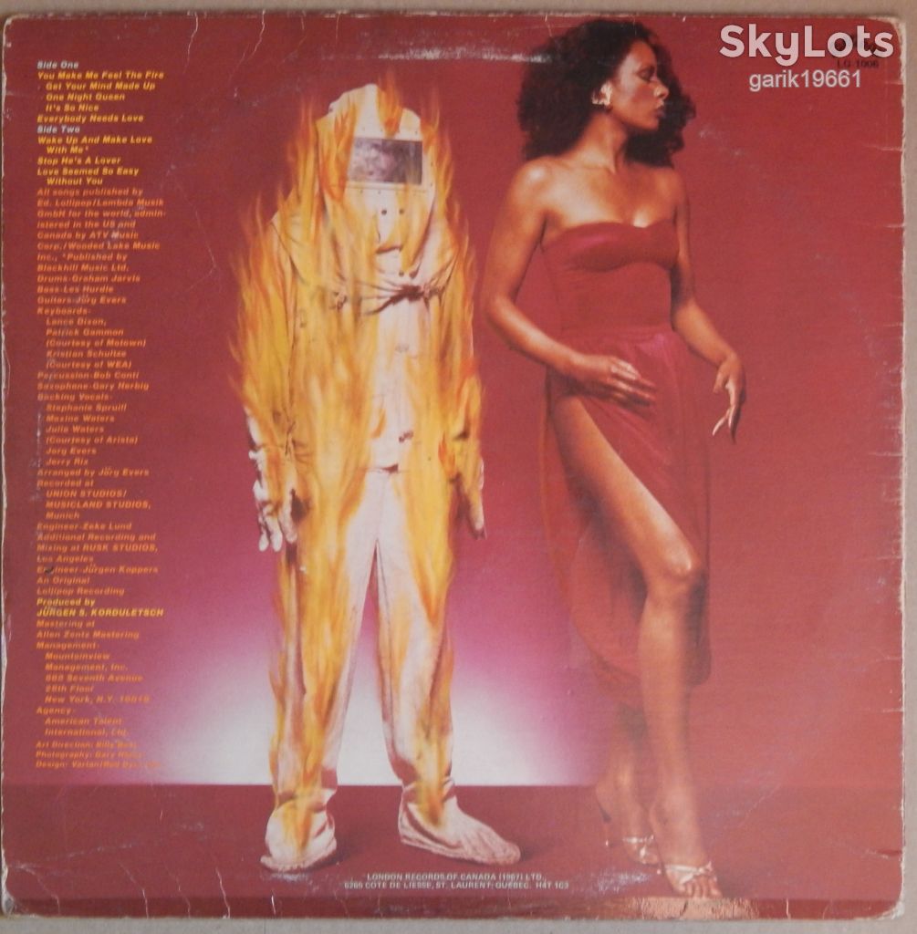 Claudja Barry – Feel The Fire  (Lollipop Records – LG-1006, Canada) G+/EX+ - фото фото фото 1