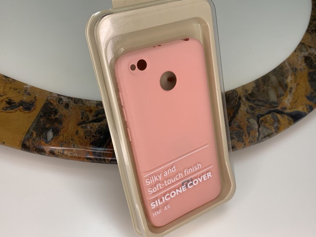Чохол High-end Siliocon Cover для Xiaomi Redmi 4X Pink - фото фото фото 5