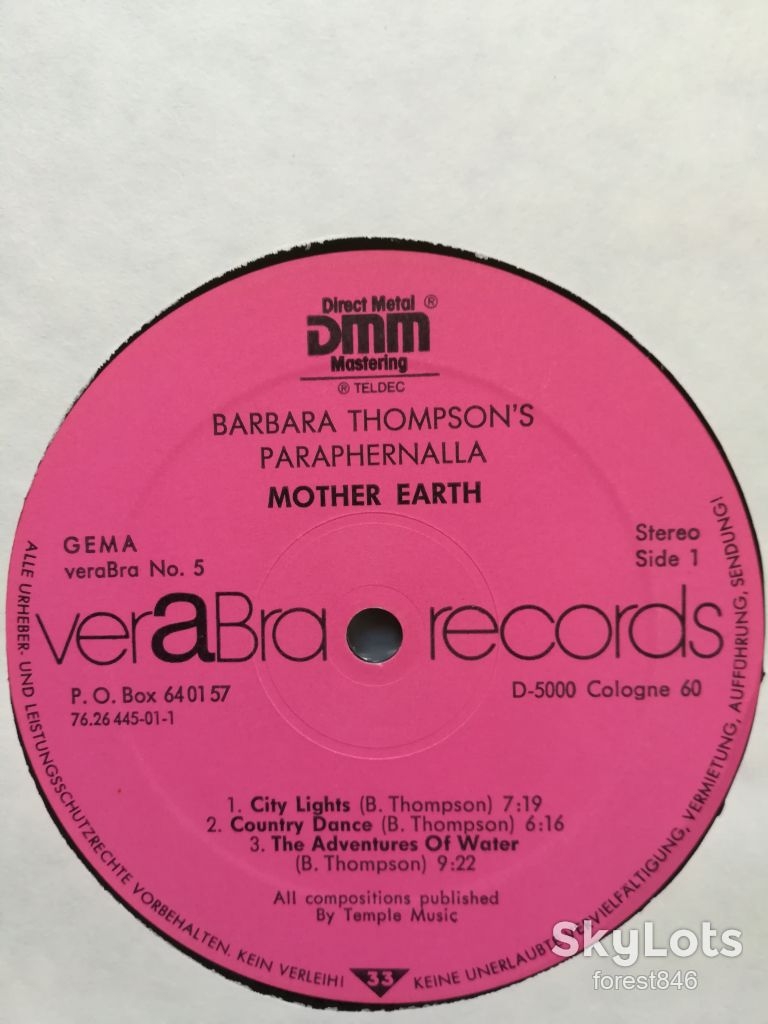 Barbara Thompsons Paraphernalia-Mother Earth-Ex.+-Германия - фото фото фото 5