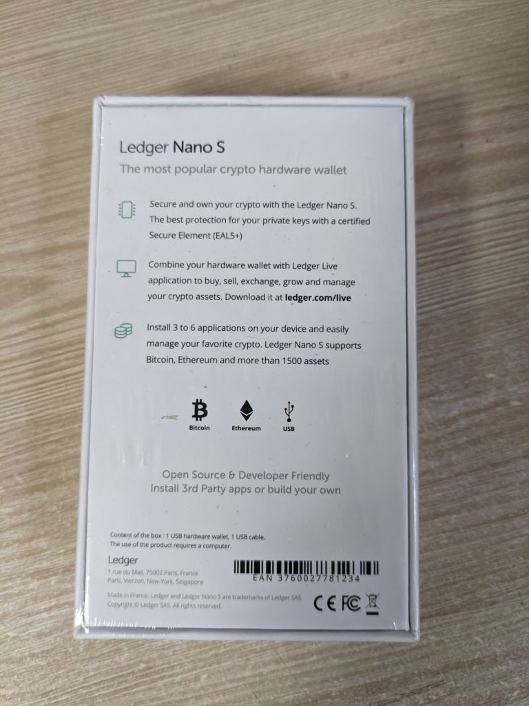 Крипто-кошелек Ledger Nano S - фото фото фото 1