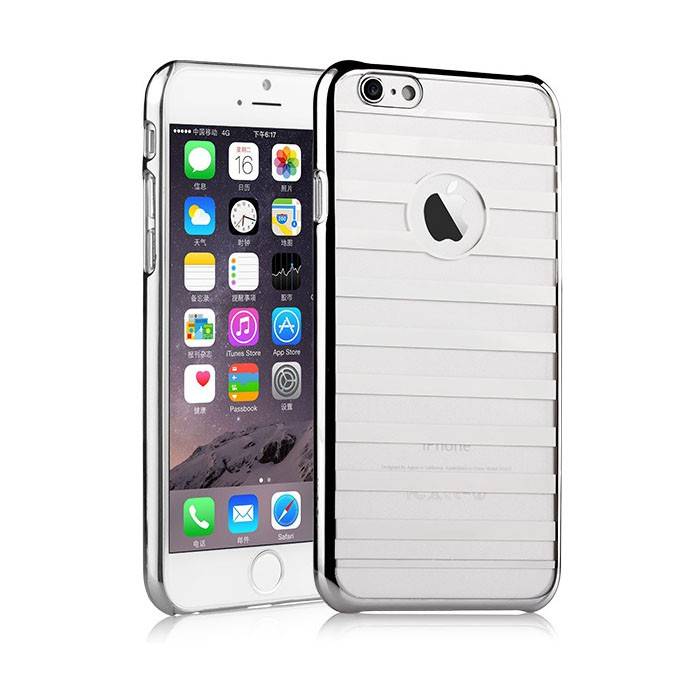 Чехол Vouni для iPhone 6 Plus/6S Plus Parallel Silver - фото фото фото 0