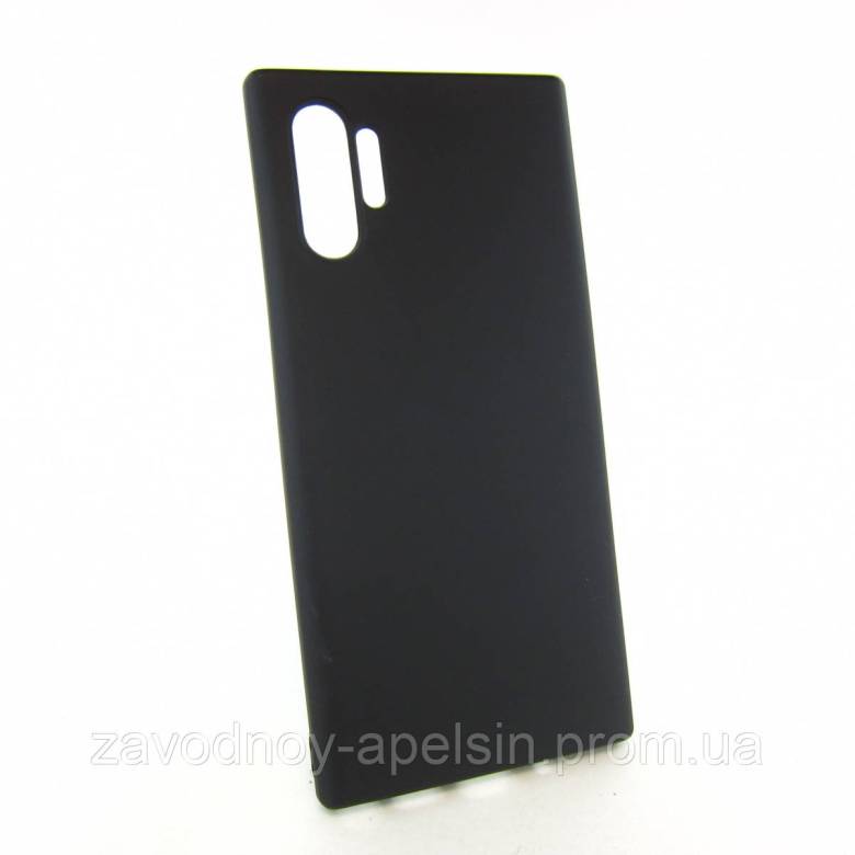Samsung N975 Note 10 plus Силиконовый чехол (черный) - фото фото фото 0
