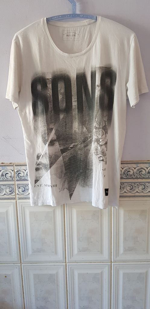 Футболка  (100% cotton, L) б/у - фото фото фото 0