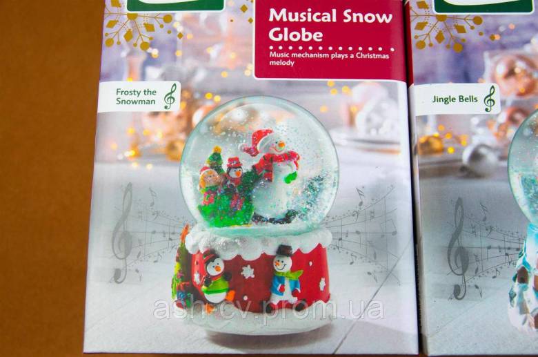 Снігова куля - Musical Snow Globe, Melinera - Frosty the Snowman - фото фото фото 3