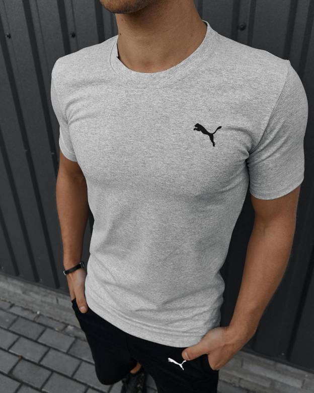 Футболка Puma серая - фото фото фото 2