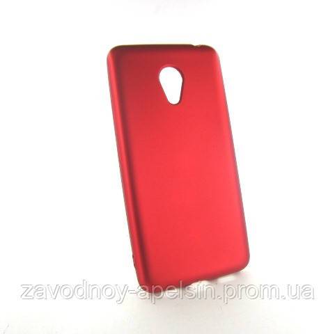 Meizu M3s M3 mini чехол красный Soft Touch red - фото фото фото 0