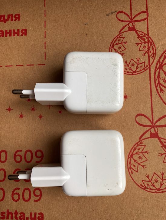 зарядка для iphone /ipad Apple 10W оригнал 100%     (евровилка) - фото фото фото 1