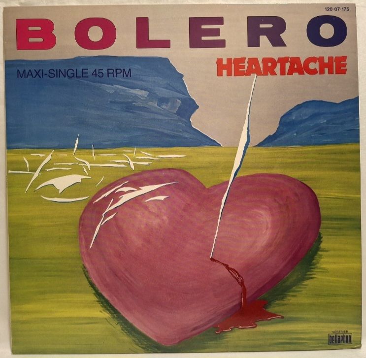 Bolero - Heartache - 1985.  (EP). 12. Vinyl. Пластинка. Germany. - фото фото фото 0