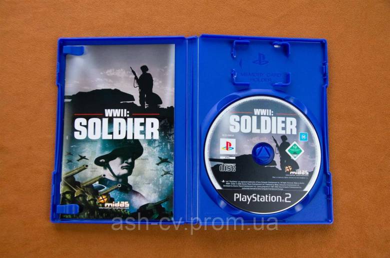 Диск для Playstation 2, гра WWII Soldier - фото фото фото 3