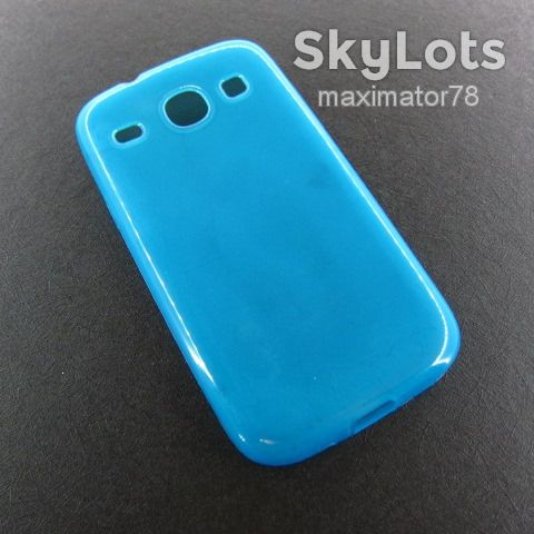 ЧЕХОЛ COVER Samsung I9500 Galaxy S4 голуб - фото фото фото 2
