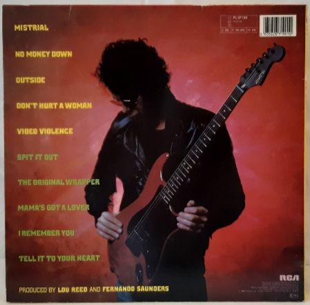 Lou Reed - Mistrial - 1986.  (LP). 12. Vinyl. Пластинка. Germany. - фото фото фото 1